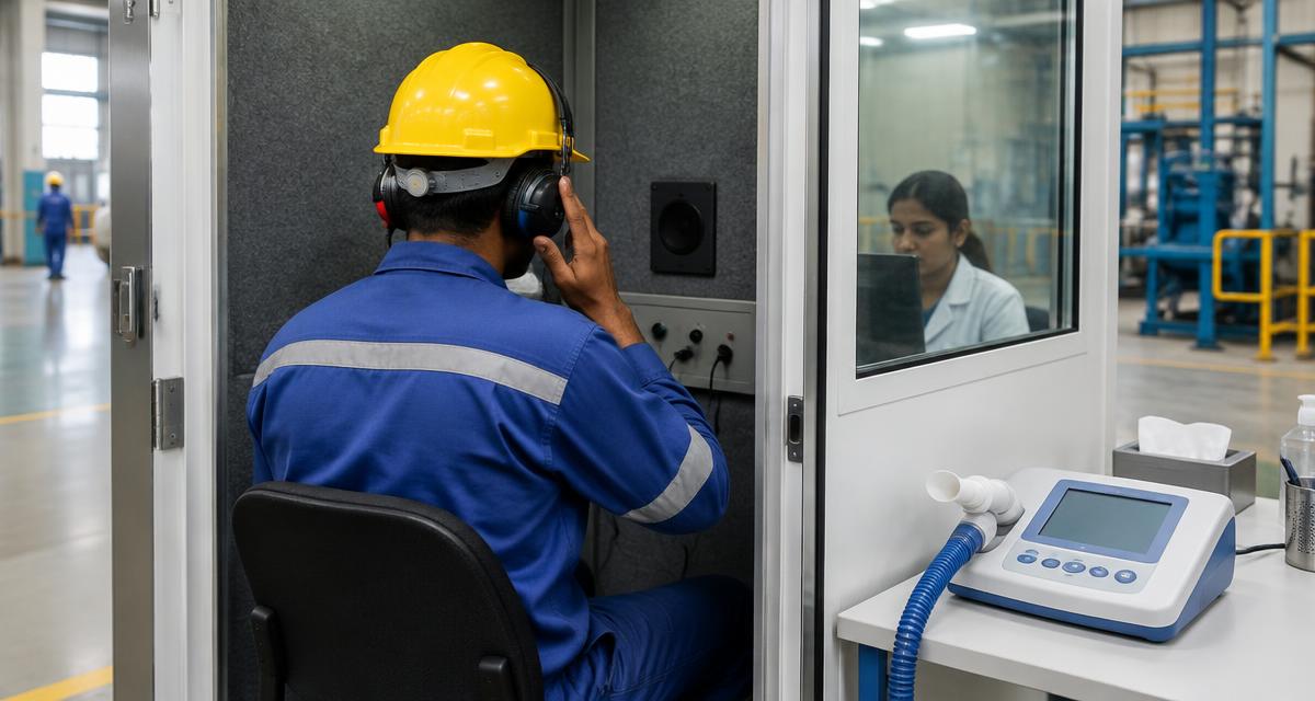 Factory Medical Checkup Tests by Hazard: Noise, Dust, Chemicals and Heat