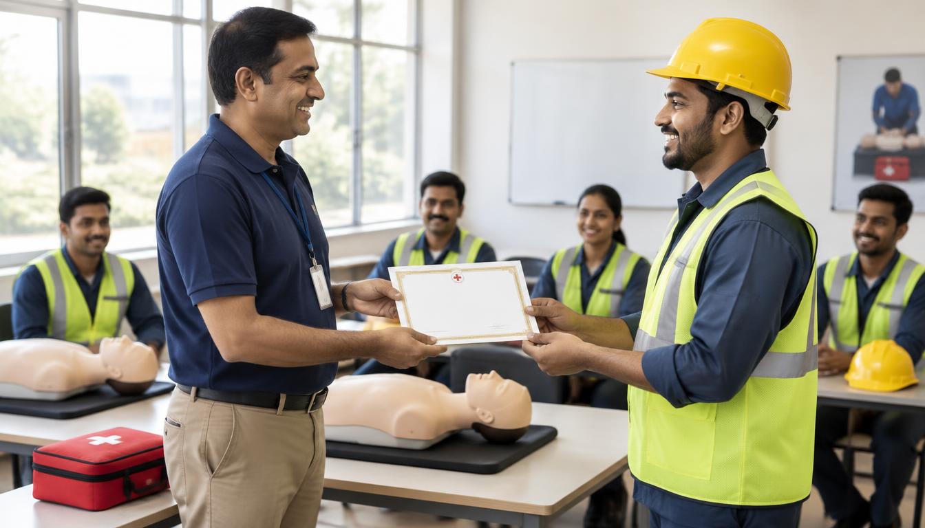 First aid training certificates in India: what employers should check