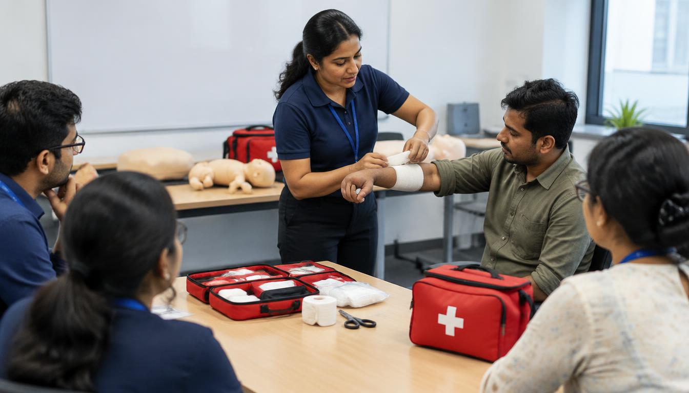First aid training in India: certificate, cost and course format explained