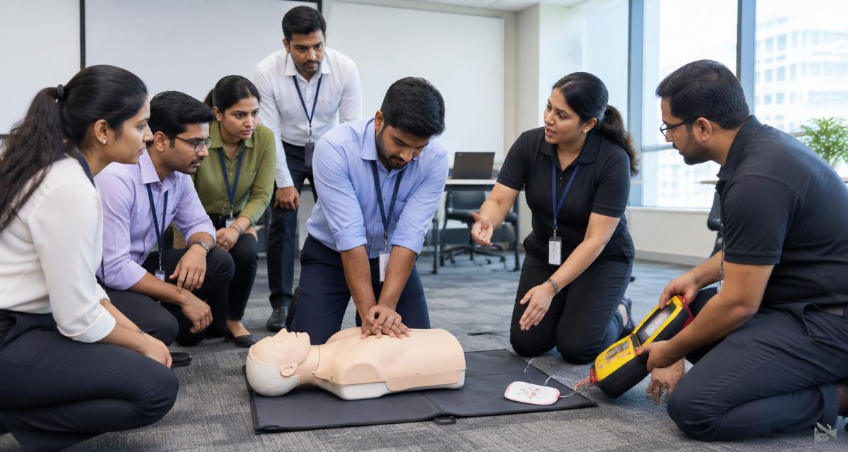 First aid training saves lives in the first four minutes